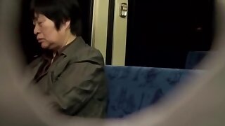 Nice breasty oriental teenager got a comshot straight in her mouth in public place